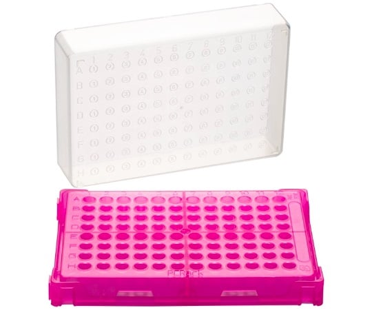 PCR Rack Pink Body x 20 pcs T328-96P 1 box (20 pcs)