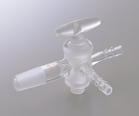 共通摺合付三方コックⅠ型 ガラスコック TS19/38 CL0414-03-10 1個