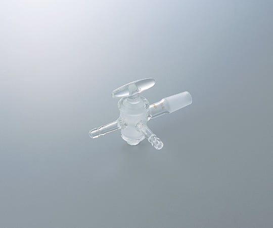共通摺合付三方コックⅡ型 ガラスコック TS15/25 CL0414-01-20 1個
