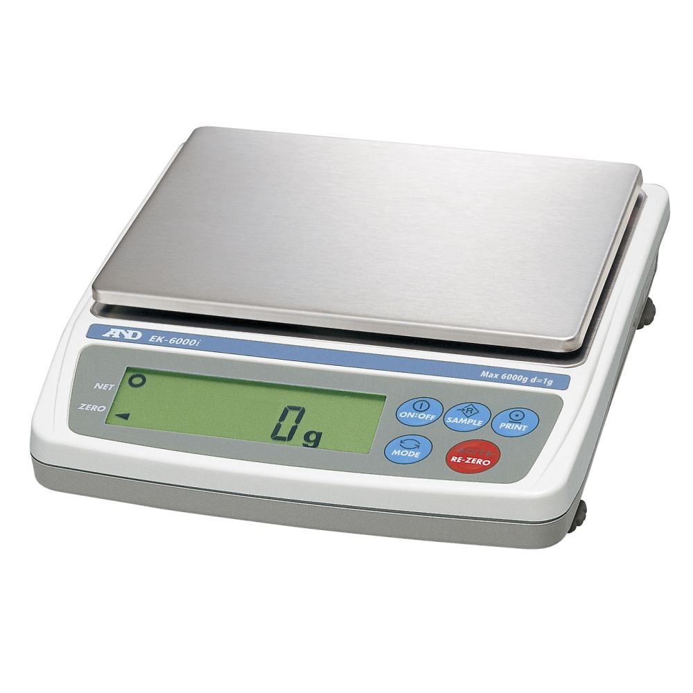 Compact electronic scale EK-i series Capacity: 6000g Minimum display: 1g EK-6000i 1 unit