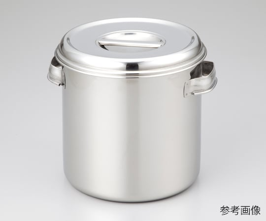 ステンレスポット(取手付き) 13L 26cm 1個