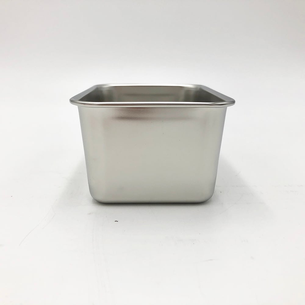 Stainless steel deep tray M0 size 122 x 87 x 59 mm 4400m0 1 piece