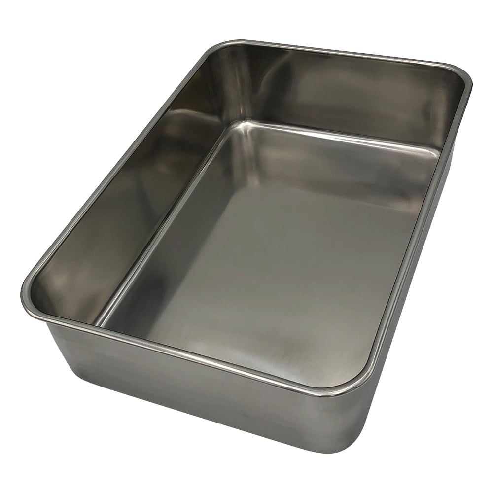 Stainless steel deep tray No. 8 343 x 240 x 89 mm 44008 1 piece