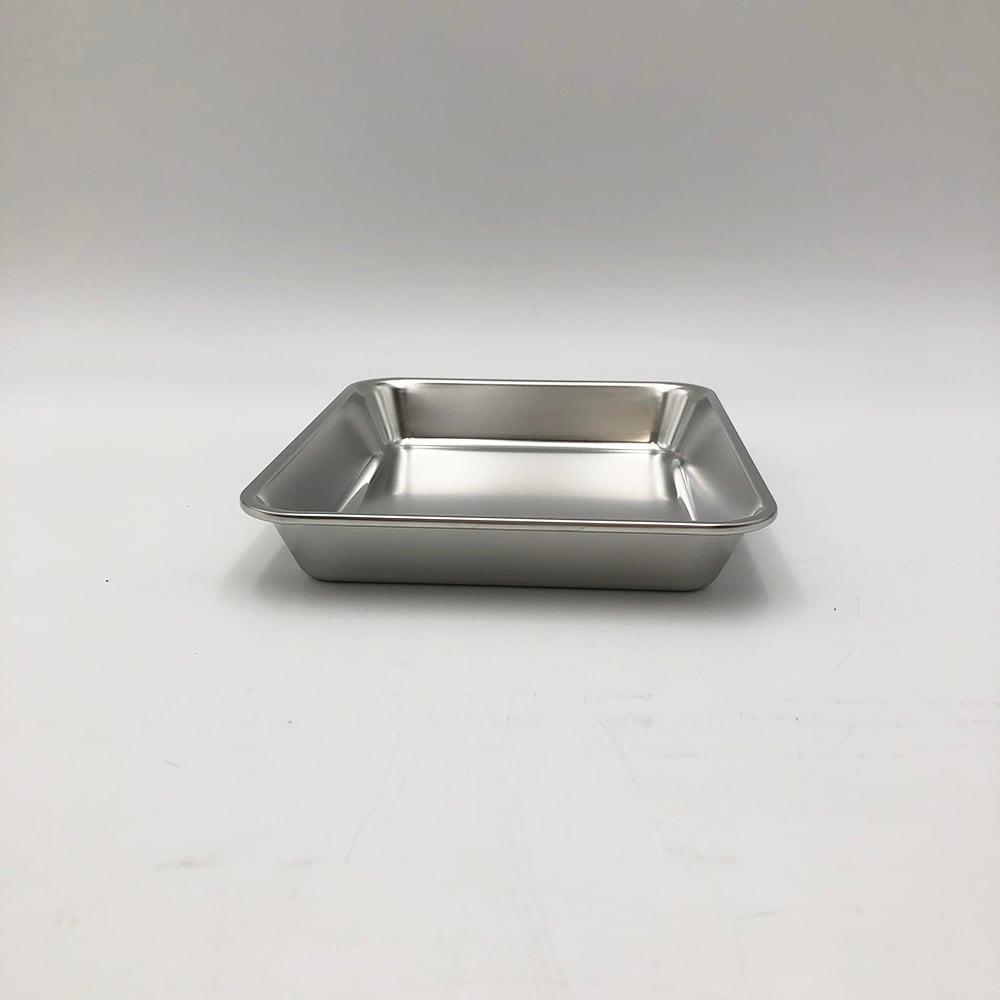 Stainless steel square tray (210 x 170 x 31 mm) 1 piece Cabinet 33024 1 piece