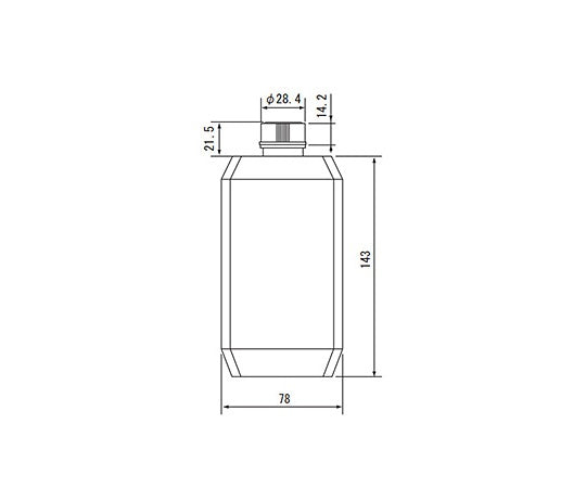 角型瓶(フラット型) 500 1本