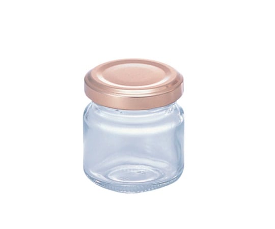 ジャム瓶 短型 90mL キャップ付き 8本入 短型90 1箱(8本入)