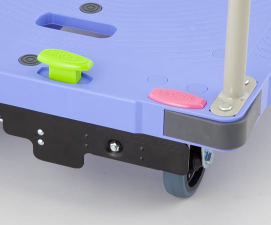 静音樹脂運搬車 ボタンブレーキ付 DSK-304B2(ボタンブレーキ付き) 1台