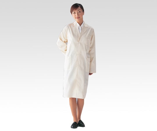 Heat-resistant and chemical-resistant white coat CWWCA1 L 1 piece