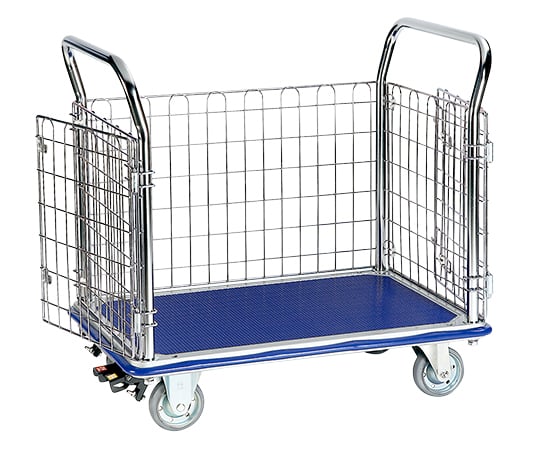 Double-door wire mesh cart 300kg foot type NK-307K-ST 1 unit