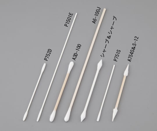 Industrial cotton buds, 200 pieces, P1501E, 1 box (200 pieces)