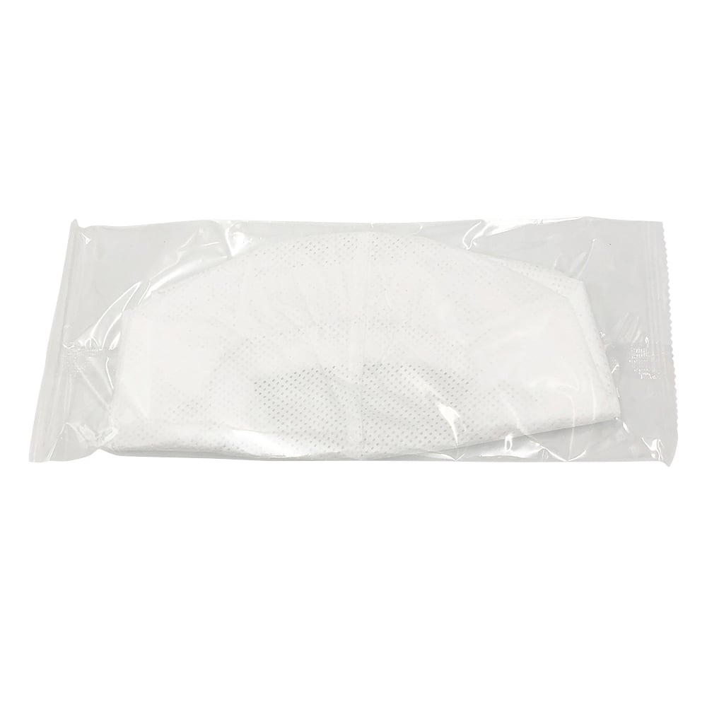 Den-den hats (50 pieces) with brim and ventilation type, white, CA-104, 1 box (50 pieces)