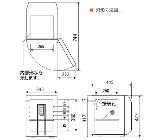 쿨 인큐베이터 3~65℃ SLC-25A 1대