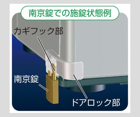 쿨 인큐베이터 CN25C・SLC-25A용 도어 시정 세트 SLC-K252 SLC-K252(도어 시정 세트) 1 세트