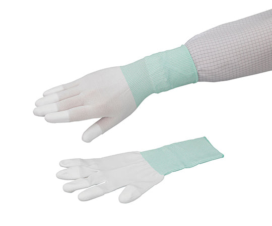 Azpure Long PU Coated Nylon Gloves, Fingertip Coated, 1 bag (10 pairs) S 1 bag (10 pairs)