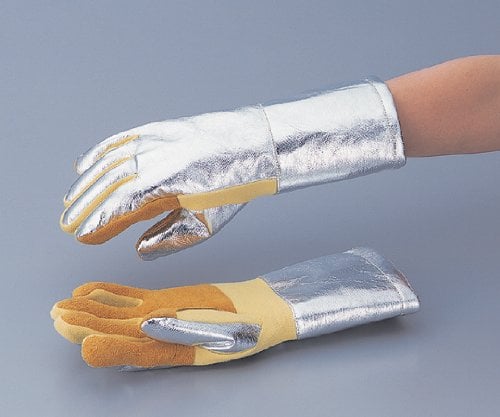Heat-resistant gloves, waterproof type, free size, 1 pair