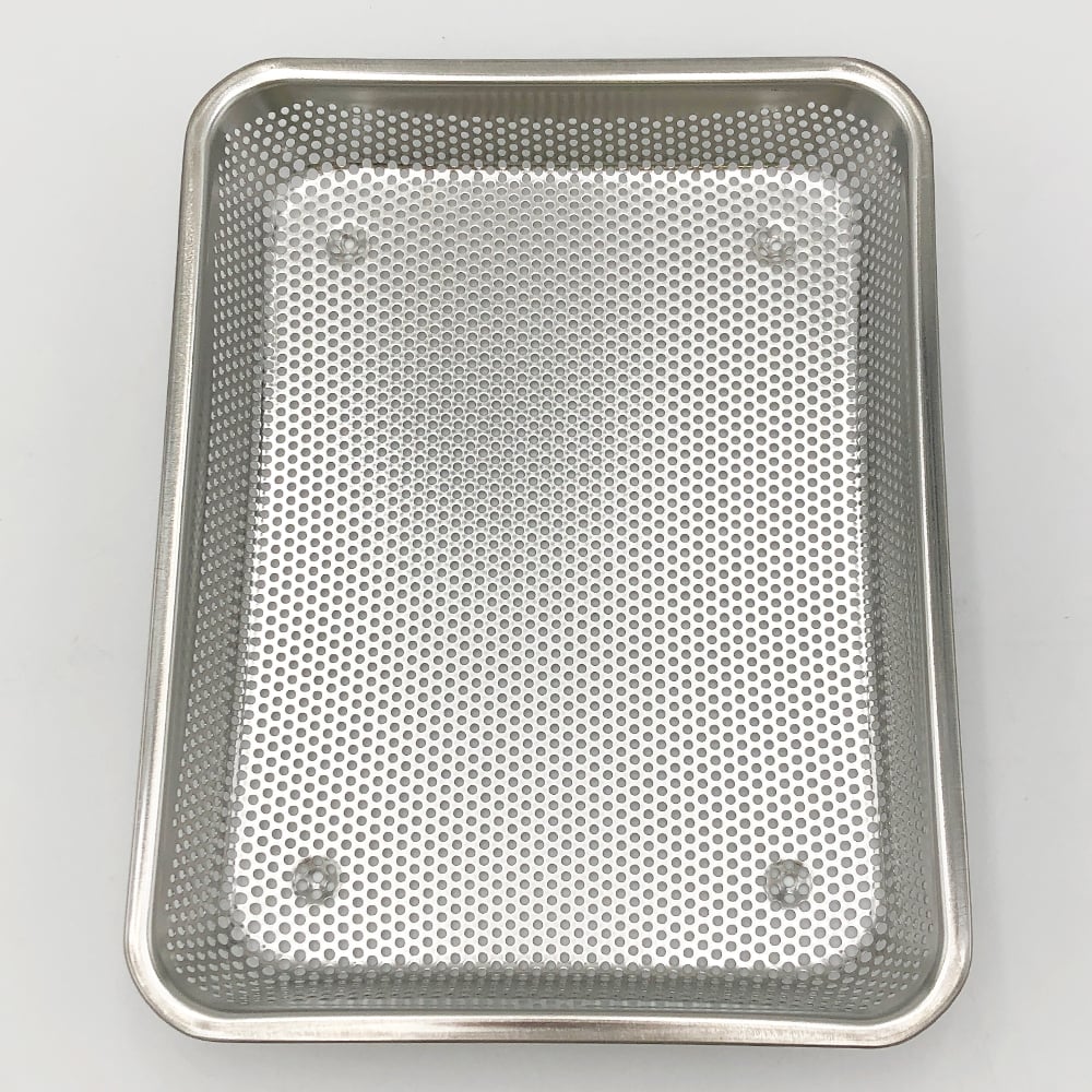 얕은 각형 스테인레스 스틸 메쉬 버트 (1 장 포함) 18 매 1 개