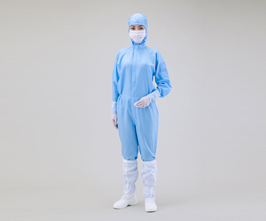 Dust-free clothes AS197C with hood Blue M AS197C M 1st place