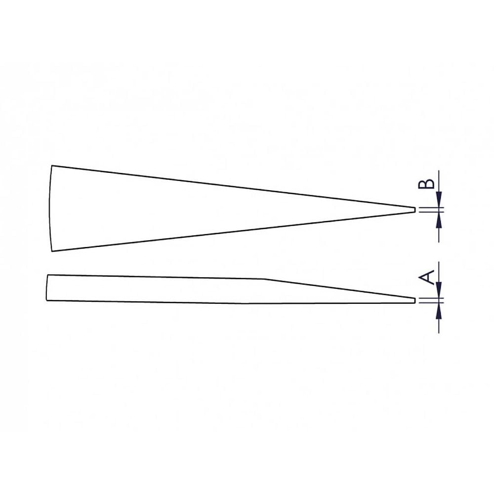 범용형 핀셋 125mm 456 1개