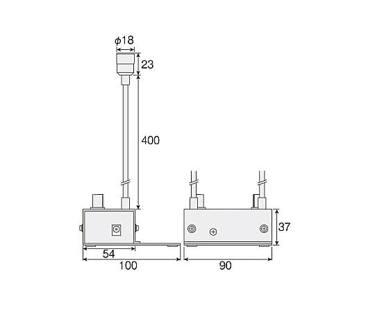 LED light 90x100x37mm L-703 1pc