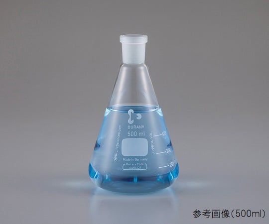 NS共通摺合三角フラスコ 500mL 241934406 1個