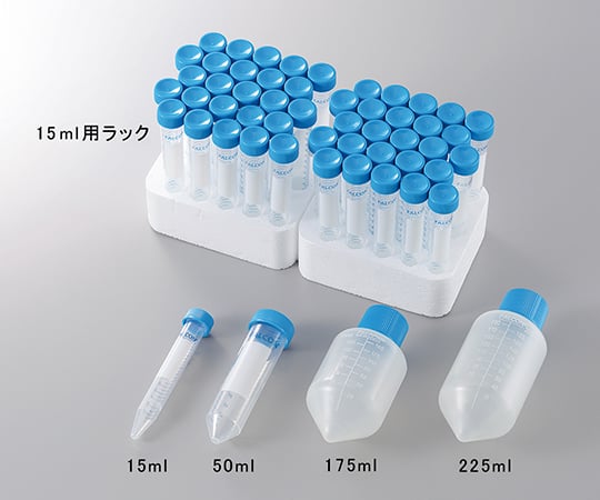 원추형 튜브(원심 분리용) PP 15mL 50개/봉투×10 10 랙 첨부 352097 1상자(50개×10봉투입)