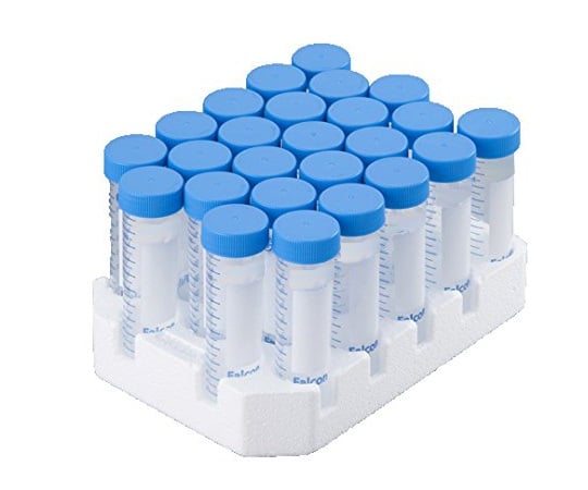 원추형 튜브(원심 분리용) PP 50mL 25개/봉투×20 20 랙 첨부 352098 1상자(25개×20봉투입)