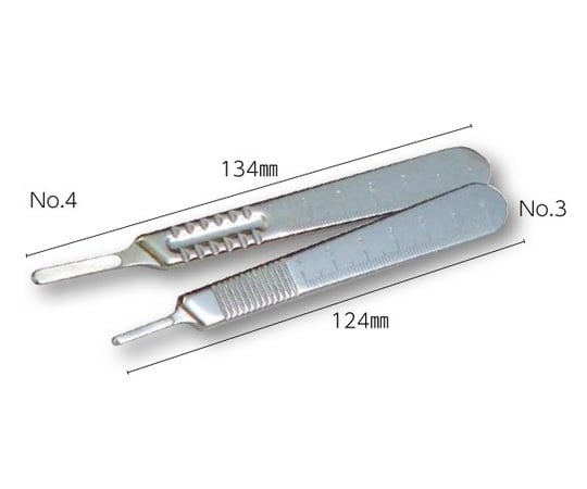 Scalpel holder stainless steel No.3 1 piece
