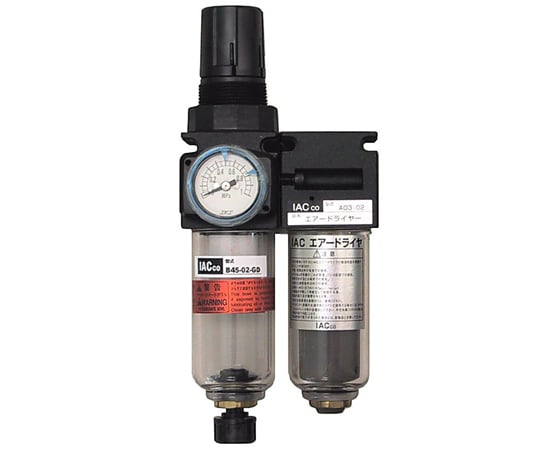 클린 에어 시스템 중공사 에어 드라이어+필터 레귤레이터 AB-45 1 세트
