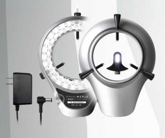 実体顕微鏡用<垂直照明付き>LED照明装置 W-E PLUS 1個