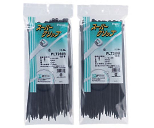 Cable tie (Super Grip) Max. φ25 Black 1 bag (100 pieces) PLT100B 1 bag (100 pieces)