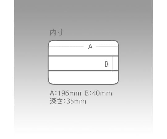 Clear sorting case 205 x 145 x 40 mm C-800ND 1 piece