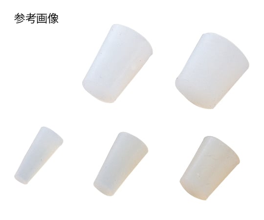 Ultra-small silicone stoppers, 10 pieces, S-6, 1 bag (10 pieces)