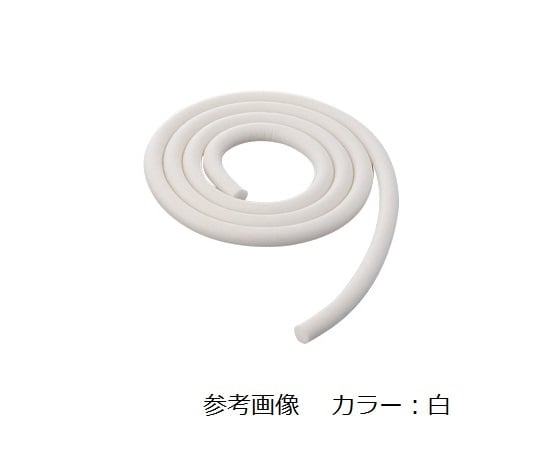 White silicone sponge, φ5mm, length 1m, 1 piece