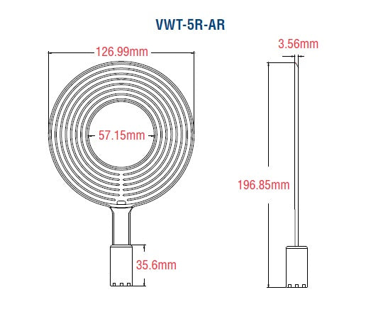 웨이퍼용 진공 핀셋 칩 300mm용 VWT-5R-AR 1개