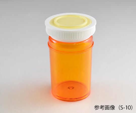 スチロール棒瓶(標本瓶) 120mL S-120茶 1本