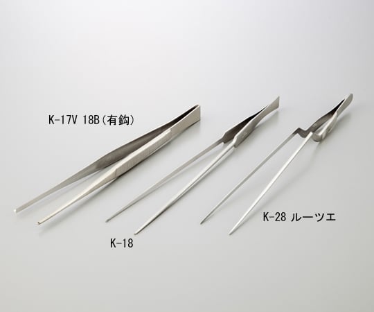 ピンセット ルーツエ 180mm K‐28 1本