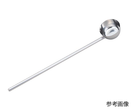 Stainless steel long-handled ladle, size 24, 1 piece