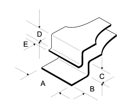 웨이퍼용 핀셋 ID-2WFCPRSA 1개