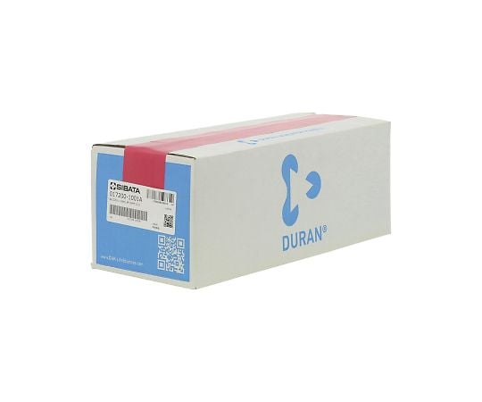 Screw-top round bottle (Duran(R)) with red cap, 100mL, 1 bottle