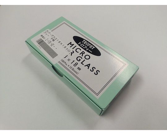 マツナミカバーグラス(No.1) 18×18mmトロフィー 1000枚入 1箱(1000枚入)