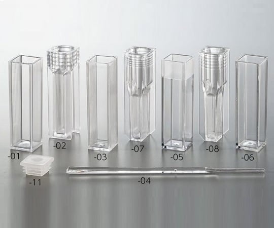 디스포셀 (세미마이크로 타입/PMMA제/2 투과면) 1.5mL 1상자(100개입) 1948 1상자(100개입)