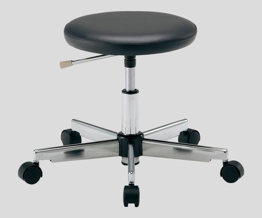 Clean Colorful Round Chair (Class 100 compatible) No leg rest, Black, LRC-BK, 1 piece