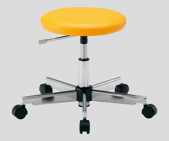 Clean Colorful Round Chair (Class 100 compatible) No leg rest Orange LRC-O 1 piece