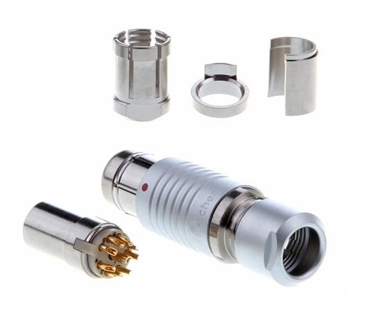 Electrical feedthrough for vacuum equipment Atmospheric side connector 1 piece