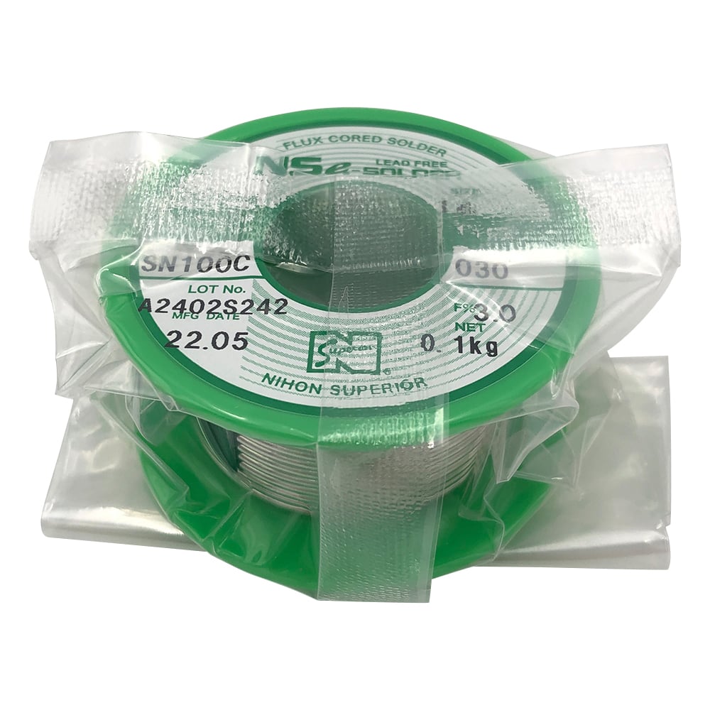 鉛フリーやに入りはんだ φ1.6mm SN100C(030)F3 1個