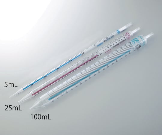 Pipettes, individually wrapped in clear plastic, 10mL, 200 pieces, 4101, 1 box (50 pieces x 4 bags)