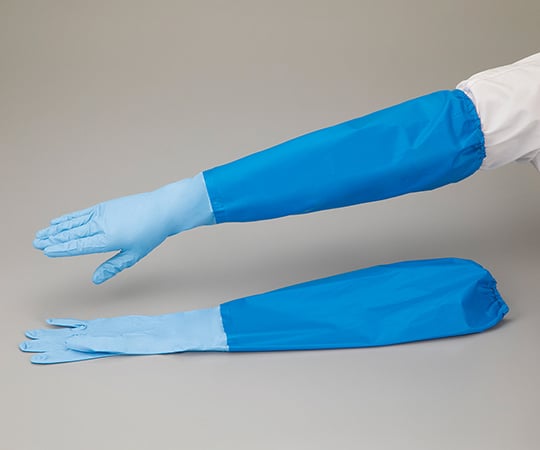 Nitrile gloves (with arm covers) S No.380 1 pair