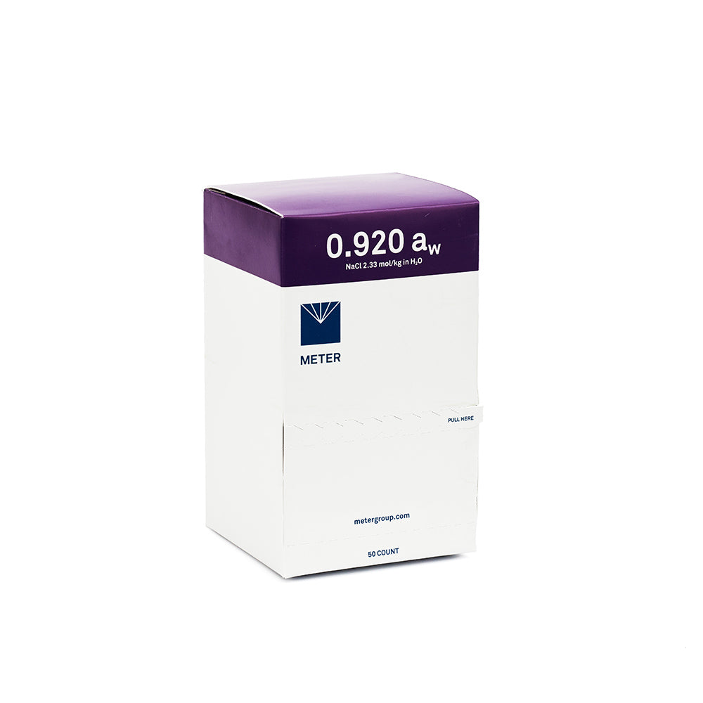 水分活性標準液0.920Aw(2.33mol NaCl)1箱(10本入)成績証明書付属 1箱(10本入)