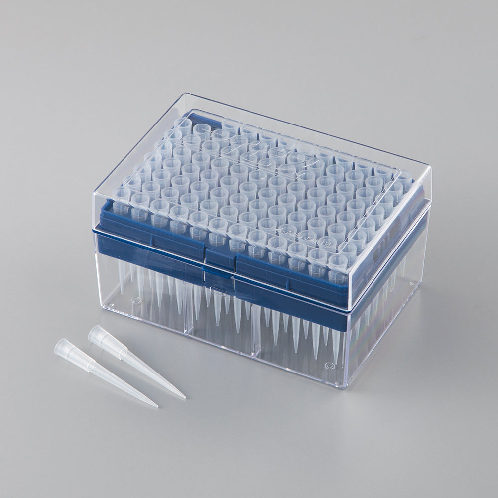 アイビスピペットチップ(ボックス) 1~200μL 96本×10箱 ピペットマン(ギルソン)タイプ I-796C 1ケース(96本×10ボックス入)