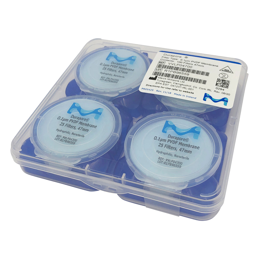 デュラポア(R) メンブレン(親水性) 0.1μm×φ47mm 100枚入 VVLP04700 1箱(100枚入)